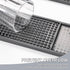 Noverlife 2PCS Bar Mats for Countertop, 24x3in Flexible Spill Mats, Non-Slip Gray Rubber Cocktail Mats for Kitchen