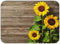 Summer Sunflower Dish Drying Mat, 16x18 Inch Super Absorbent Pad for Kitchen Counter Decor, Baby Bottle Drainer Rack