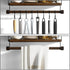 Alsonerbay Floating Shelf Wall-Mounted, Coffee Bar Shelf with Hooks and Towel Bar, Kitchen Shelves for Organizing