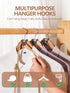 HOUSE DAY Space Saving Hanger Hooks, 100 Pack Black Clothes Hanger Connector Hooks, Heavy Duty for Closet