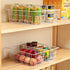 SANNO 15.7" Wire Storage Baskets, Set of 4, White Bin Organizer for Kitchen, Bathroom, Closet, Food Storage