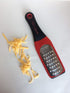Microplane Artisan Series Cheese Grater and Zester, Extra Coarse, Red