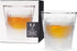 Viski Glacier Whiskey Glass - Double Walled Chilling Glass, 6 Ounces, Clear Glass, Set of 1