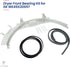 ForeverPRO WE49X20697 GE Dryer Bearing Kit - Includes Belt, Felt, Guide Slides, and Support Slides