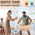 VioraWhite 22 Pcs Funny Bear Baby Shower Diapers Games Activities Fun Bridal Shower Games How Many Plushies Can You