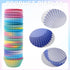 600 Pack Cupcake Liners, Standard Size Muffin Liners for Wedding, Birthday, Pride Party, Candy Cake Decorations