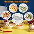 Turutu Transparent Manual Garlic Twist, Multi-Functional Mincer & Grinder for Garlic, Onion, Ginger, Herbs, Nuts
