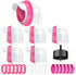 Chicken Feeder Port, 6 Pack Chicken Feeders No Waste with 6 Lids