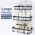 Shower Caddy, 5 Pack Shower Organizer Rack for Inside Shower, self adhesived Shower Shelf Large Capacity Rustproof Stainless Steel Bathroom wall storage shower basket by Liuoud