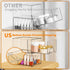 Yieach 4.4" Closet,Medicine Bottles,Pacifier,4 Tall Small Clear Acrylic Stackable Storage Drawers for Vanity,Under