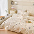 Set Set Set 3pcs AOJIM Cute Duvet Cover for Kids Adults, Pure Cotton Comforter Cover with Multiple Cartoon Pattern