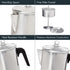 Primula Today Aluminum Stove Top Percolator Maker, Durable 9 Cup Brew Coffee, Silver