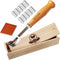 Hand Crafted Bread Lame Dough Scoring Tool in Wooden Box for Sourdough Baking - Knife with 10 Extra Blades