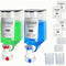 BLIRITEL 2 PCS Laundry Detergent Dispenser, 44 oz Wall Mounted Laundry Soap Dispenser