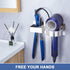 Hair Dryer Holder Wall Mounted, Hair Tool Organizer for Bathroom, Stainless Steel Hanger for Curling Iron