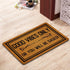 Good Vibes Only Or You Will Be Saged Doormat Funny Doormat Sayings Front Door Mat Rubber Non Slip Backing Funny Welcome Mat Indoor Outdoor Rug 23.6 in(W) X 15.7 in(L) by IFHUH