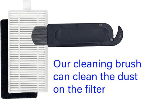 20 Pack Accessories Kit for ionvac SmartClean V4 Robovac, 1 Main Roller Brush, 6 Side Brushes & 6 Dust Bags