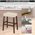 Counter A,2 Pack NeColorLife Rectangle Stool Covers,Stretch Waterproof Saddle Seat Covers for Height and Kitchen Island