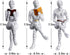 BEY-DMLS Reading Lady Statue, Lady Statue Decorative Female Figurine Thinker Statue Aesthetic Sculpture for Room Decor