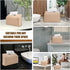 SILFGRLF Stylish Tissue Box Cover Holder Compatible with Kleenex Disposable Paper Hand Towels, Leather Wall-Mounted