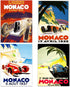 Artery8 Monaco Grand Prix Classic Racing Motor Sport Advert - Premium Wall Art Poster Pack of 8 for Home Decor