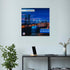 23.85x23.85 INCH 60.6x60.6 CM 1000 1.25 Inch (Puzzle5179-23.85x23.85) ArtToFrames / White Frame for piece Puzzles.This