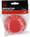 Chef Craft Classic Cupcake Liners, 50 count, Bright Red by Chef Craft