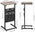 28.3" BG40SF01 HOOBRO C Shaped End Table, Side Table for Small Spaces, Couch Table with Storage Bag, Slide Under Sofa