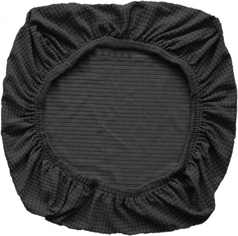Yikko Office Chair Covers, Elastic Stretch Slipcovers for Computer Chair, Anti-dust Removable Washable Cover (Black)