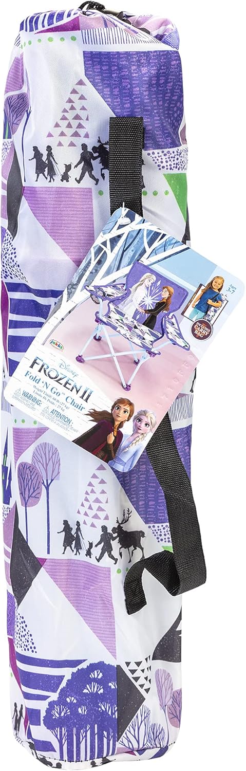 Frozen 24M+ Disney Kids Chair Foldable for Camping, Sports or Patio with Carry Bag, Toddlers