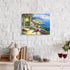 SD SOFT DANCE European Town Canvas Wall Art, Italian Landscape Artwork Print for Living Room Bedroom (12'' x 16'')