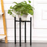 Sunnyglade Plant Stand Metal Potted Plant Holder Sturdy, Galvanized Steel Pot Stand