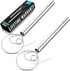 Zulay Kitchen 13-Inch Danish Dough Whisk: Stainless Steel Whisk for Sourdough, Pizza, Pastry