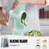 GOTOSOBAY Cheese Grater with Handle,Multifunctional Rotary Cheese Grater,Kitchen Cheese Shredder Can Easily Chop