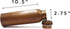 De Kulture Handmade Vintage Pure Copper Water Bottle with Cap - Ideal Drinkware with Ayurveda Benefits, 2.75x10 Inches