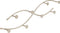 Spectrum Diversified 8-Hook Wall-Mount Double Entryway & Closet Storage, Satin Nickel Hat & Coat Rack for Home Decor