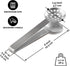 Orblue Stainless Steel Long Handled Tea Strainers (1-Pack)