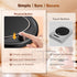 2-Temp Setting (131 113) Coffee Mug Warmer - Large Candle Warmer Plate, & & Fast Heating, Elegant Desk Warmer