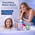 HUX Baby Elbow Set, Elbow Comfortable Baby Bath Kneeler and Rest Pad Non-Slip Bathtub Kneeling Pad for Bathing Baby