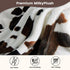 Cozy 108"*90" Bliss Cow Print Throw Blanket for Bed - Super Fuzzy Thick Soft Warm Fleece Blankets for Couch & Room
