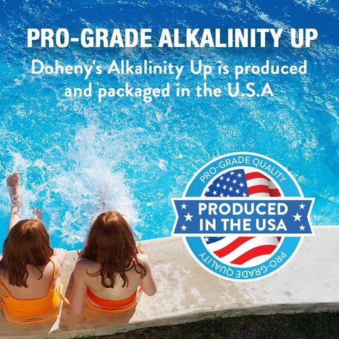 5 lb Doheny's Alkalinity Up | Pool Alkalinity Increaser | Raises Total Alkalinity & pH | Water Balancer | Fast Acting |