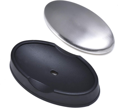 TDOCK 2 Pack Stainless Steel Soap Bar, Magic Hand Odor Absorber Remover