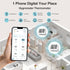 1 Temperature Hygrometer Monitor, Hygrometer Thermometer, Remote APP Control Greenhouse Accessories Room Temperature
