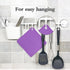 CAKETIME Set of 4 Silicone Trivet Mats - Multipurpose Hot Pads Spoon Rest, Heat Resistant Food Grade