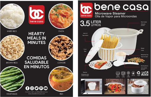 Bene Casa microwave rice/pasta cooker BC-14840