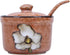 VanEnjoy Traditional China Retro Hand Painted Flower Ceramic Round Sugar Spice Containers - Porcelain Jar with Spoon