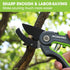 WORKPRO Anvil Pruning Shears, 8’’ Professional Hand Pruner with SK5 Steel Blades for Gardening