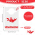 50 23 Inches SATINIOR Pieces Disposable Adults Crab Bibs with Pocket Plastic Funny Bib for Seafood Restaurants and Crab