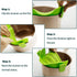 2PACK AUOON Clip on Strainer for All Pots Pans, Silicone Pasta Strainer Kitchen Colander, BlackGreen