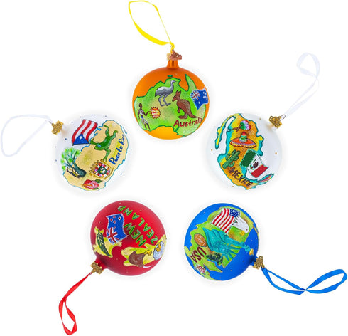 London City, United Kingdom Glass Ball Christmas Ornament, 3.25 Inches